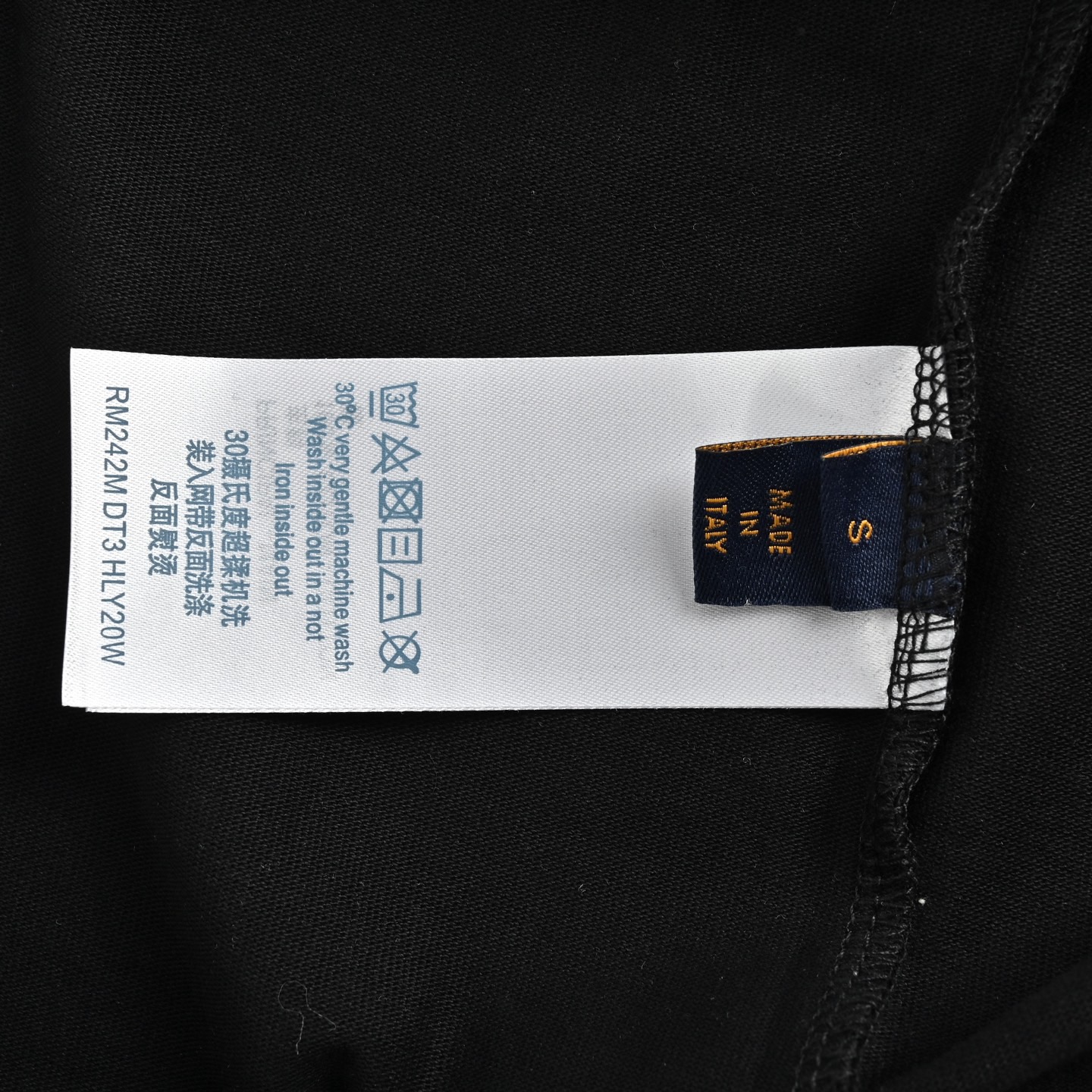 Louis Vuitton/路易威登 25ss 线条假口袋刺绣短袖