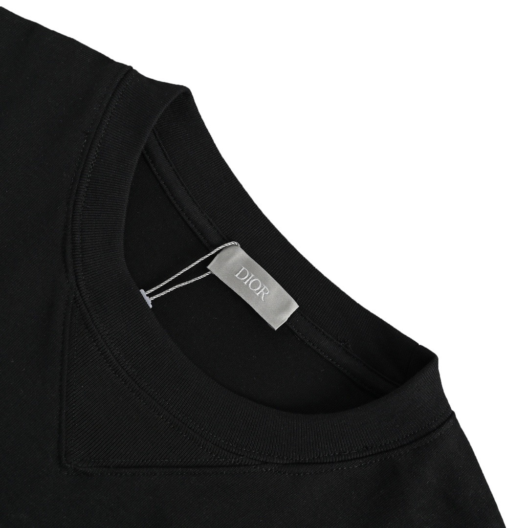 Dior /迪奥 23ss 刺绣银标logo短袖