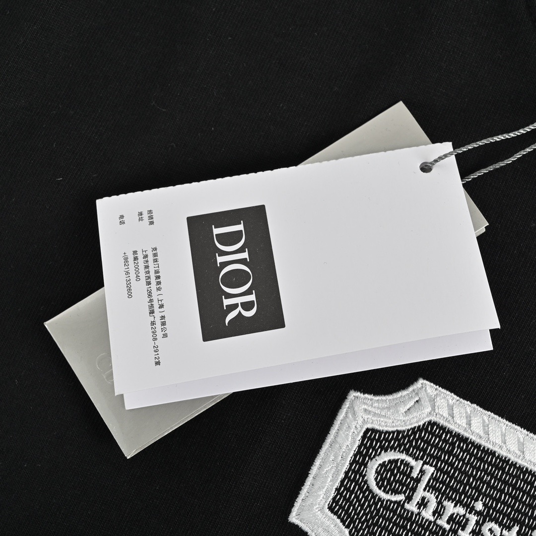 Dior /迪奥 23ss 刺绣银标logo短袖