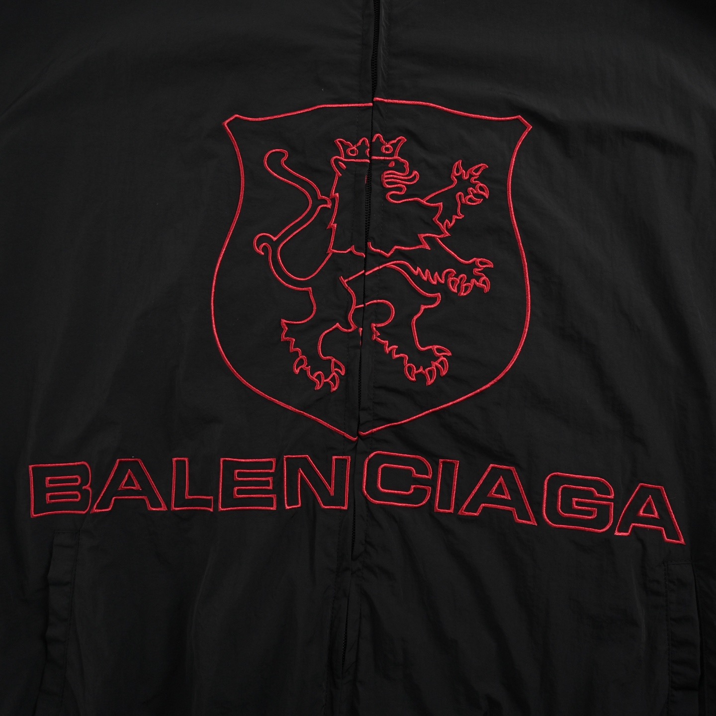 Balenciaga/巴黎世家 字母刺绣拉链夹克外套 刺绣-Chinese UA Cheap High Quatity Brand Clothes Bags handbags Sneakers wholesale wholesaler seller from China Factory suppliers Fashion Clothing Shoes best Quality Beautiful Price Balenciaga/巴黎世家 字母刺绣拉链夹克外套 刺绣