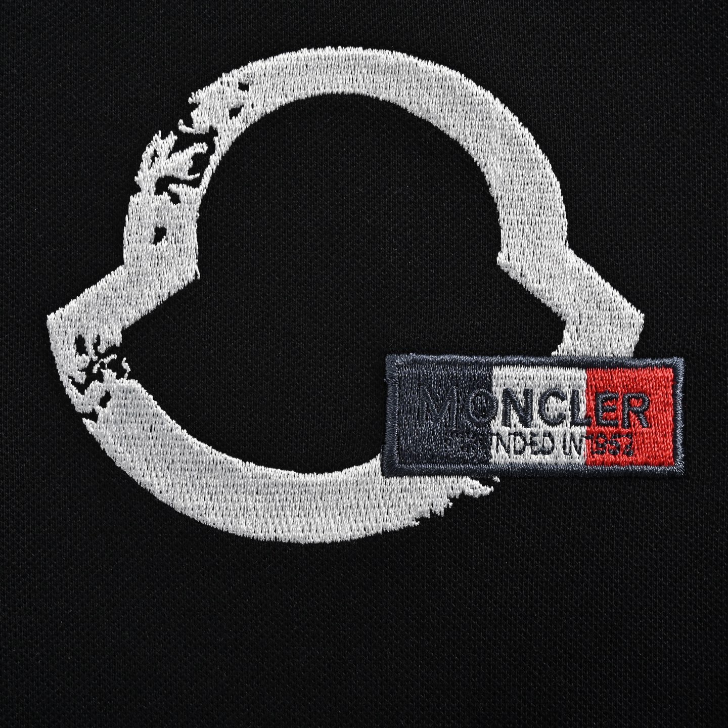 ONCLER/蒙口 25ss 胸口刺绣徽标Polo短袖