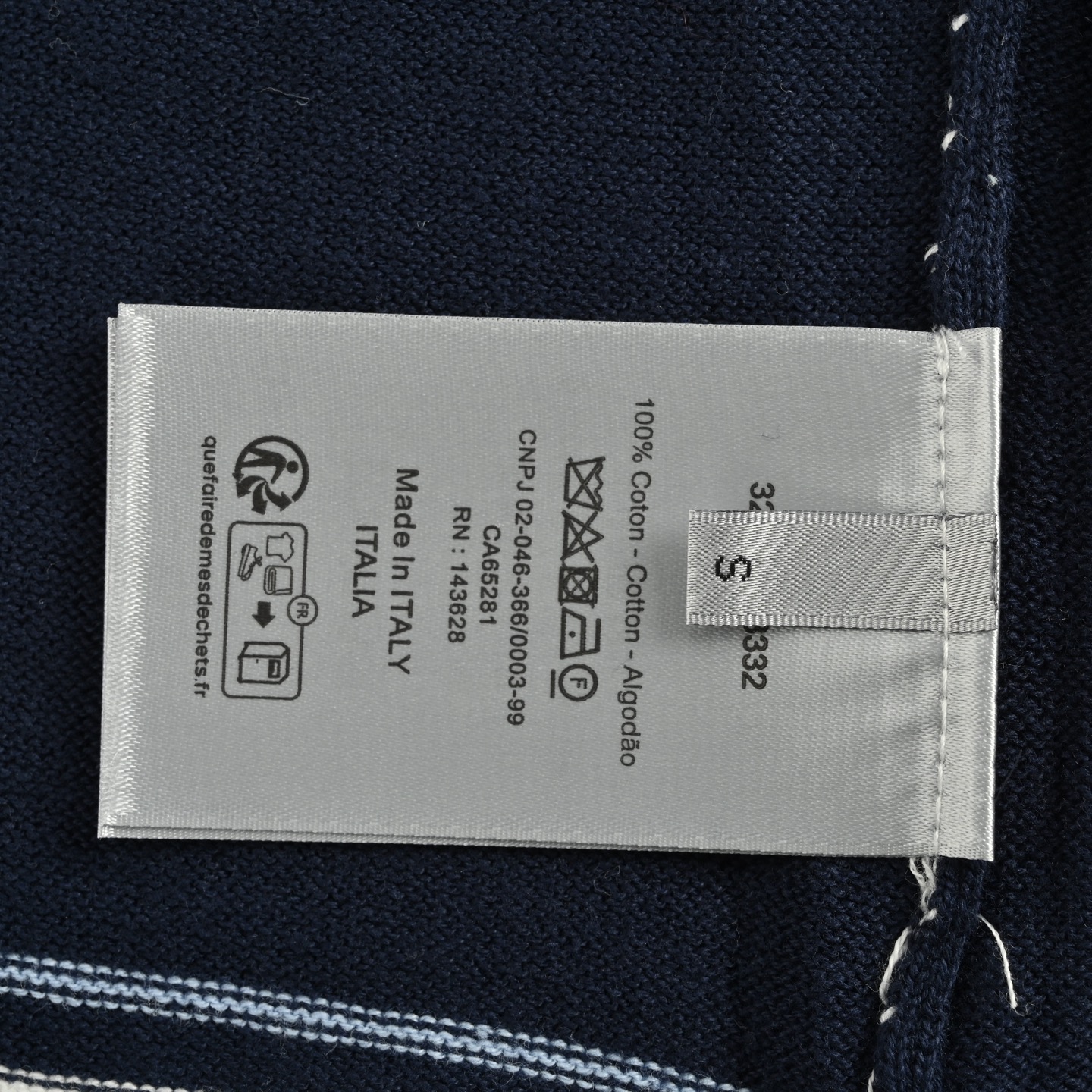 Dior/迪奥 25ss 铃兰花刺绣条纹针织Polo短袖-Chinese UA Cheap High Quatity Brand Clothes Bags handbags Sneakers wholesale wholesaler seller from China Factory suppliers Fashion Clothing Shoes best Quality Beautiful Price Dior/迪奥 25ss 铃兰花刺绣条纹针织Polo短袖