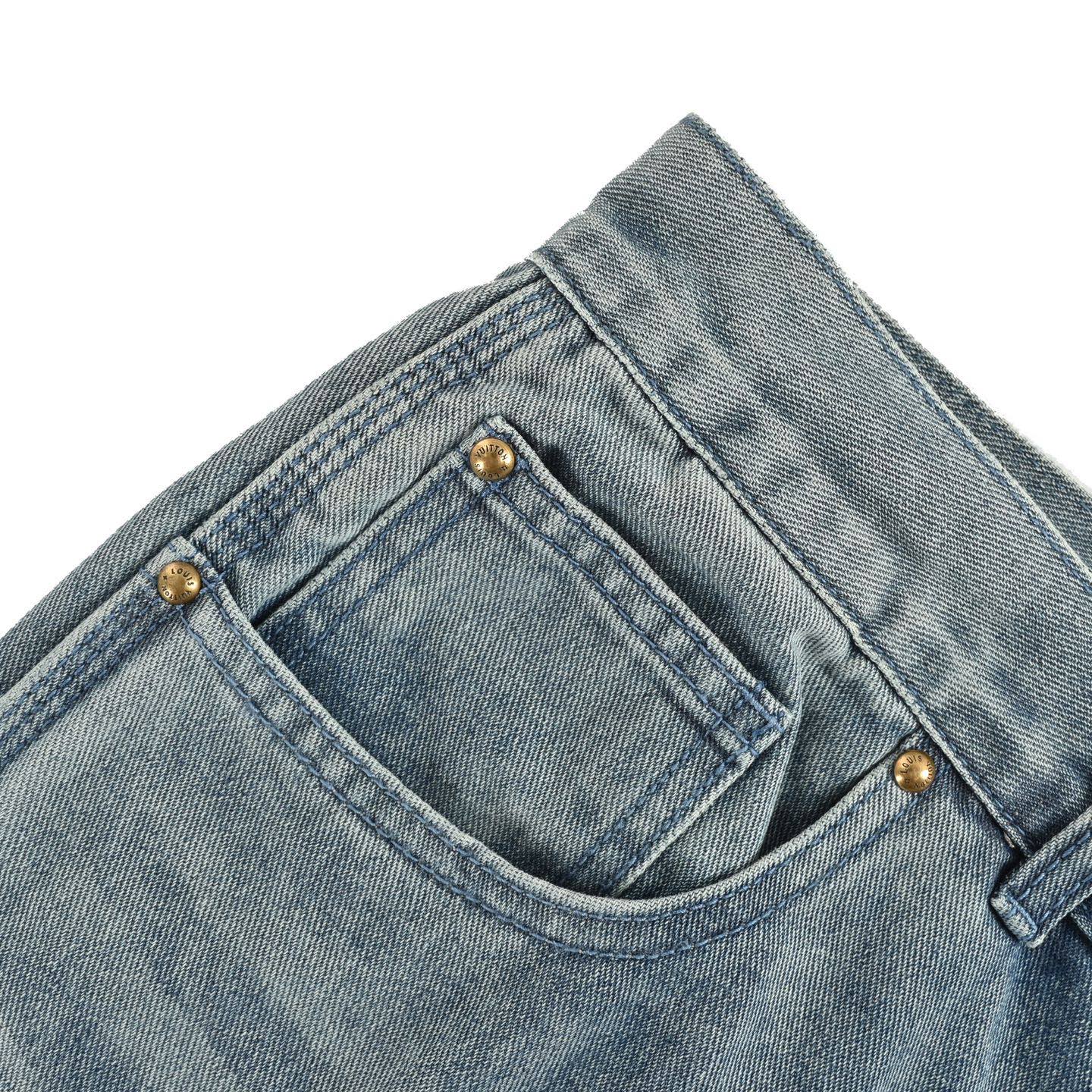 Louis Vuitton/路易威登 25ss 老花浮雕牛仔短裤-Chinese UA Cheap High Quatity Brand Clothes Bags handbags Sneakers wholesale wholesaler seller from China Factory suppliers Fashion Clothing Shoes best Quality Beautiful Price Louis Vuitton/路易威登 25ss 老花浮雕牛仔短裤