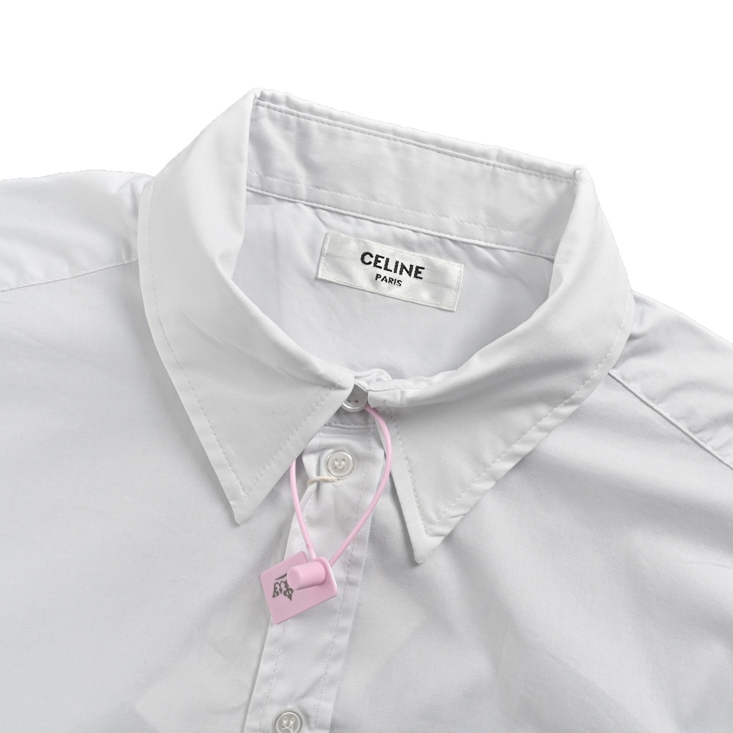 Celine/赛琳 胸口刺绣府绸衬衫-Chinese UA Cheap High Quatity Brand Clothes Bags handbags Sneakers wholesale wholesaler seller from China Factory suppliers Fashion Clothing Shoes best Quality Beautiful Price Celine/赛琳 胸口刺绣府绸衬衫