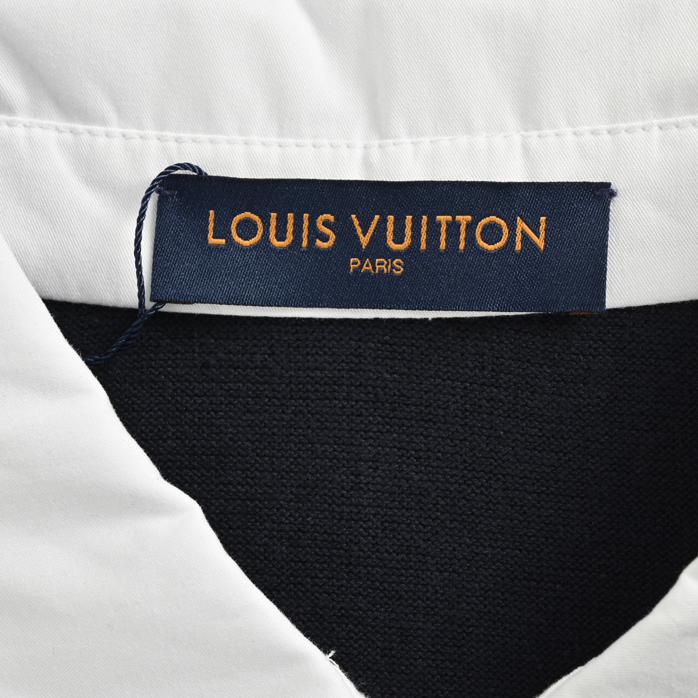 Louis Vuitton/路易威登 珍珠扣白领针织Polo短袖