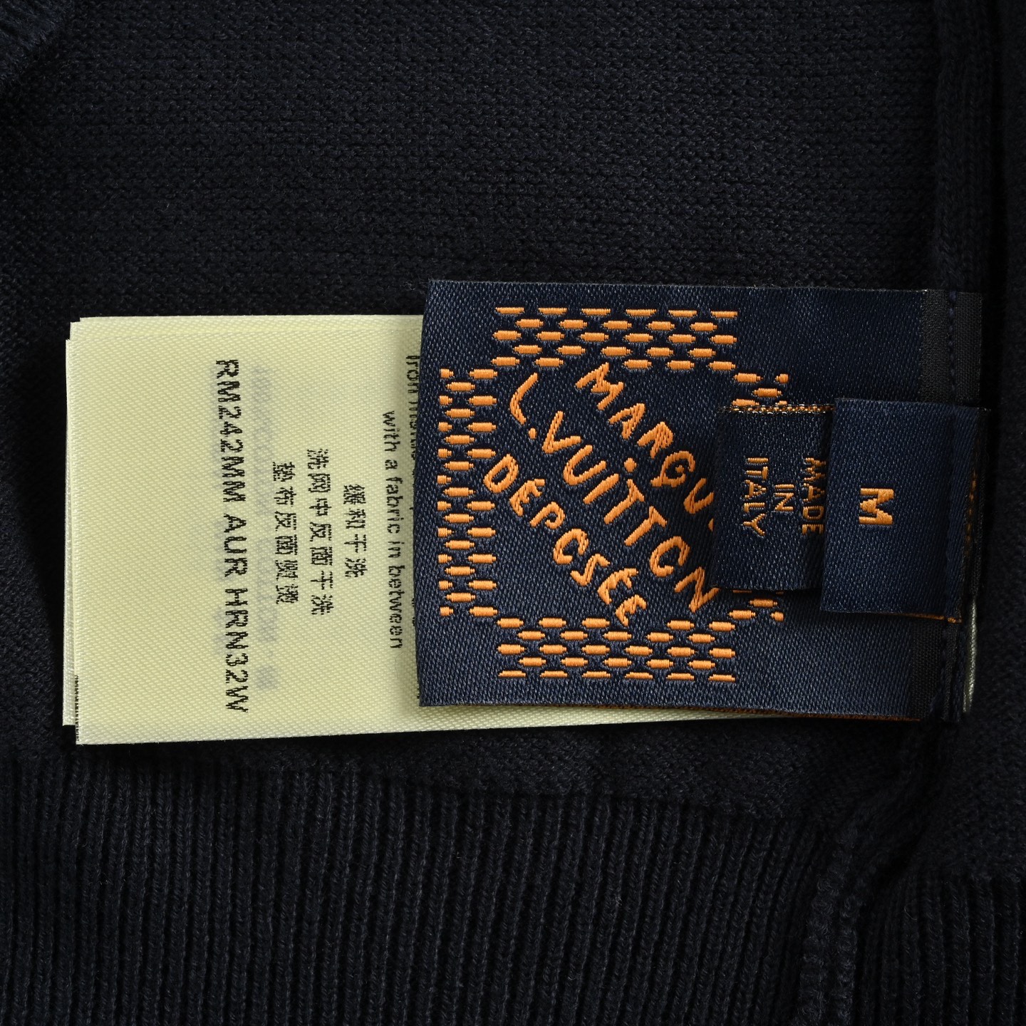 Louis Vuitton/路易威登 珍珠扣白领针织Polo短袖