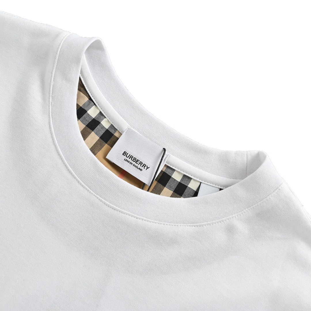 Burberry/巴宝莉 经典格子袖拼接短袖-Chinese UA Cheap High Quatity Brand Clothes Bags handbags Sneakers wholesale wholesaler seller from China Factory suppliers Fashion Clothing Shoes best Quality Beautiful Price Burberry/巴宝莉 经典格子袖拼接短袖