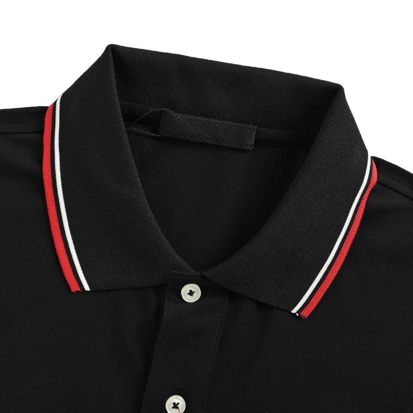 Prada/普拉达 硅胶饰条Polo短袖 胸前经典硅胶皮标字母logo-Chinese UA Cheap High Quatity Brand Clothes Bags handbags Sneakers wholesale wholesaler seller from China Factory suppliers Fashion Clothing Shoes best Quality Beautiful Price Prada/普拉达 硅胶饰条Polo短袖 胸前经典硅胶皮标字母logo