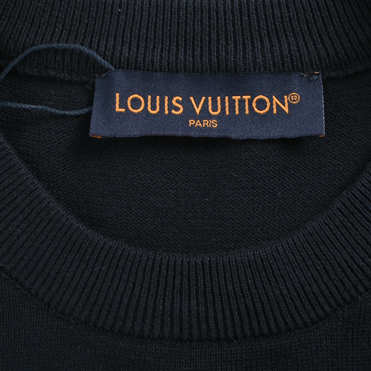 Louis Vuitton/路易威登 24ss 手臂袖子老花提花针织短袖 黑色 白色