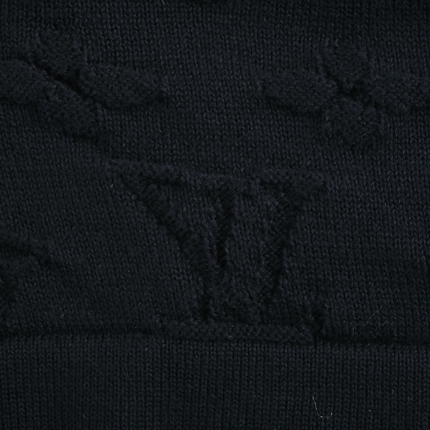 Louis Vuitton/路易威登 24ss 手臂袖子老花提花针织短袖 黑色 白色