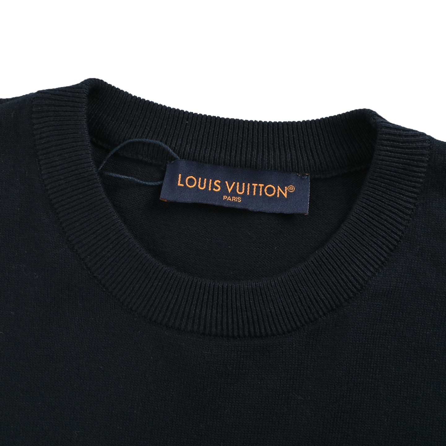 Louis Vuitton/路易威登 24ss 手臂袖子老花提花针织短袖 黑色 白色