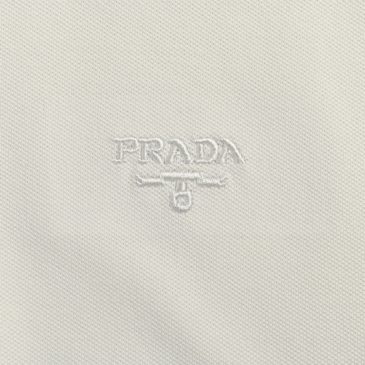 Prada/普拉达 25ss 暗纹刺绣小标Polo短袖