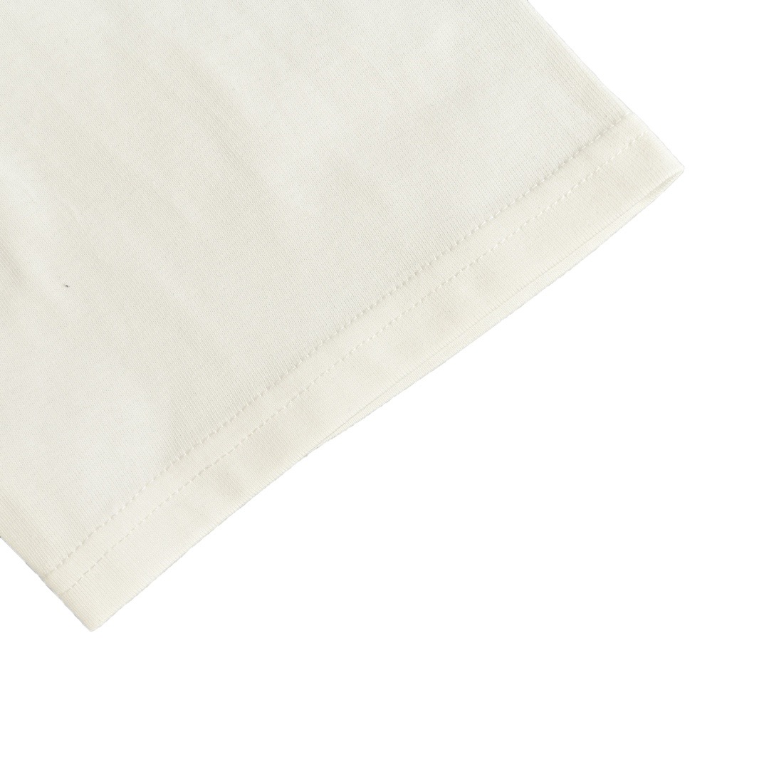 Louis Vuitton/路易威登 24ss 老花四叶草刺绣短袖 胸前高密立体刺绣logo