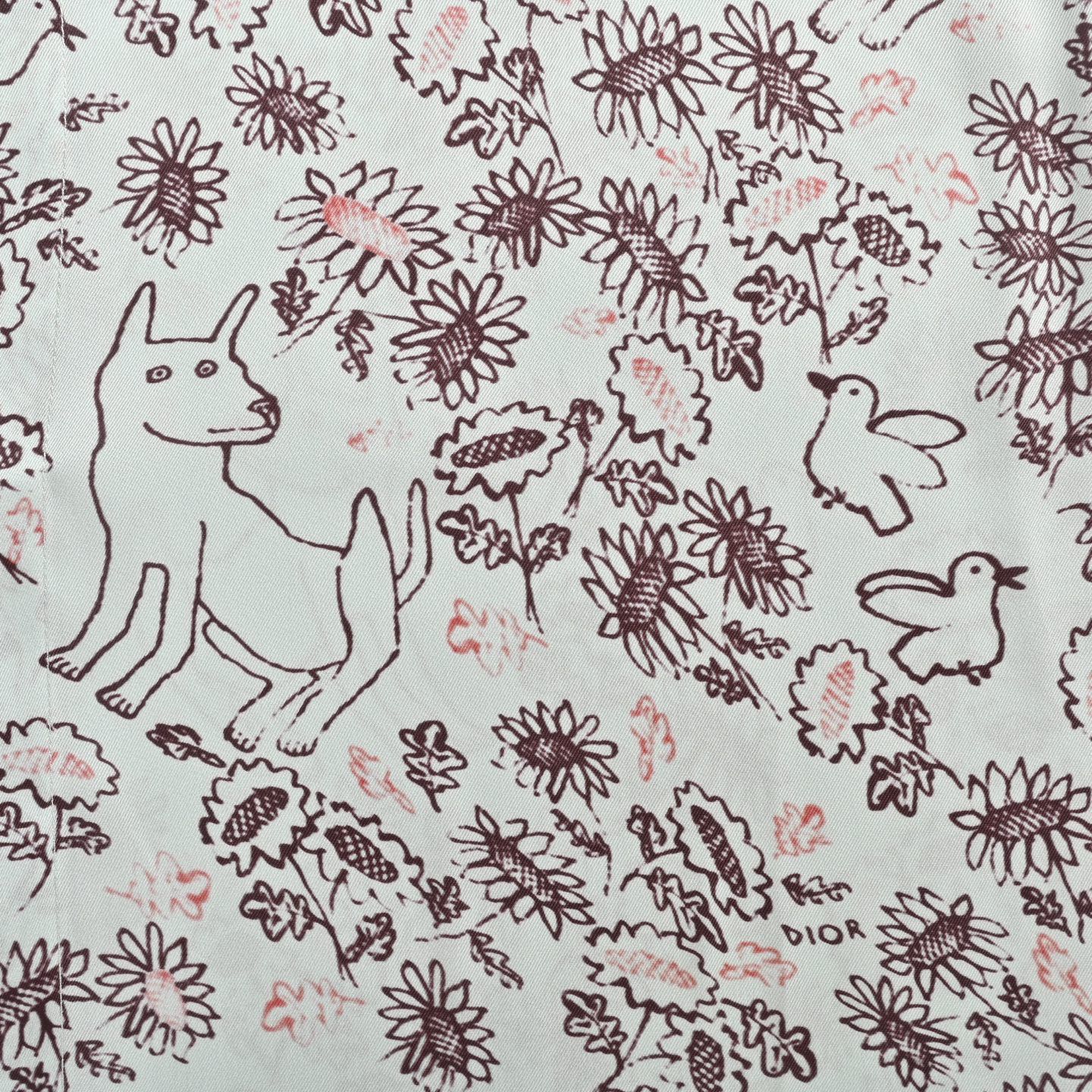 Dior/迪奥 25ss 花鸟印花衬衫 2025 Dior新款衬衫-Chinese UA Cheap High Quatity Brand Clothes Bags handbags Sneakers wholesale wholesaler seller from China Factory suppliers Fashion Clothing Shoes best Quality Beautiful Price Dior/迪奥 25ss 花鸟印花衬衫 2025 Dior新款衬衫