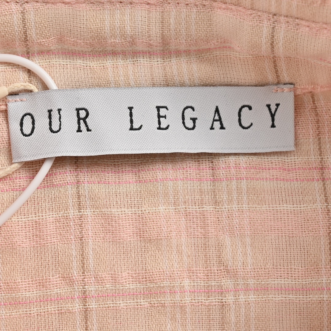 OUR LEGACY 褶皱泡泡纱衬衫 休闲宽松廓形格纹长袖外套 贝粉-Chinese UA Cheap High Quatity Brand Clothes Bags handbags Sneakers wholesale wholesaler seller from China Factory suppliers Fashion Clothing Shoes best Quality Beautiful Price OUR LEGACY 褶皱泡泡纱衬衫 休闲宽松廓形格纹长袖外套 贝粉