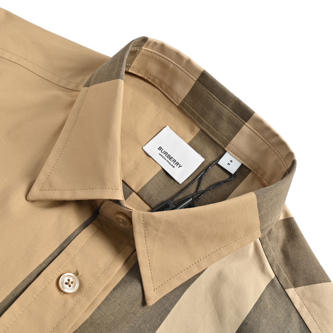 Burberry/巴宝莉 经典大格纹衬衫-Chinese UA Cheap High Quatity Brand Clothes Bags handbags Sneakers wholesale wholesaler seller from China Factory suppliers Fashion Clothing Shoes best Quality Beautiful Price Burberry/巴宝莉 经典大格纹衬衫