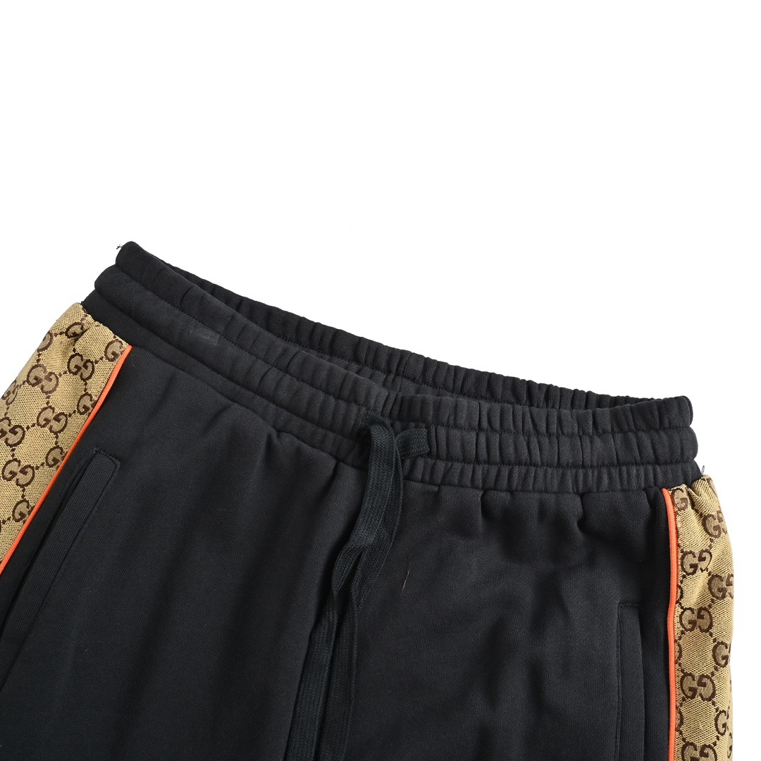 Gucci/古驰 24Fw 老花拼接束脚长裤