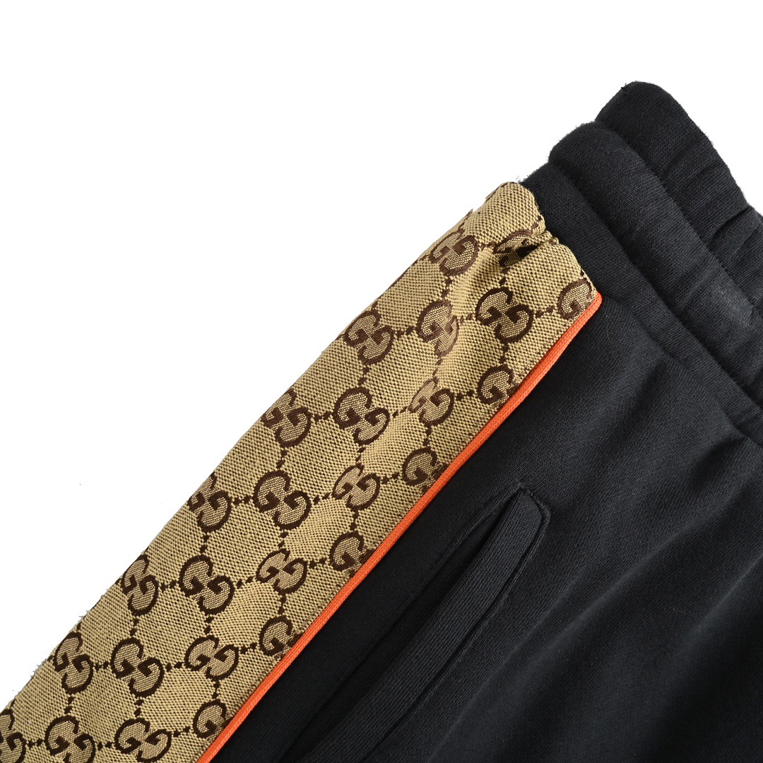 Gucci/古驰 24Fw 老花拼接束脚长裤