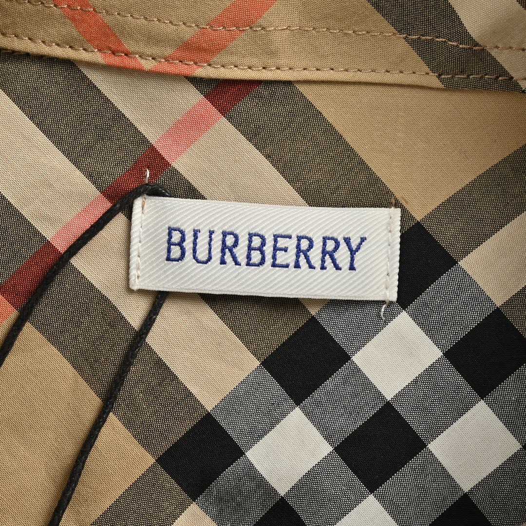 Burberry/巴宝莉 24ss 斜格纹长袖衬衫