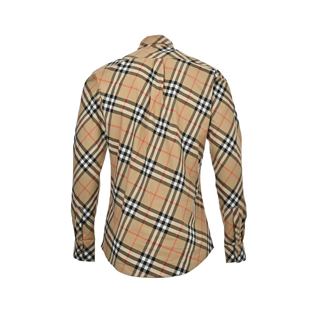 Burberry/巴宝莉 24ss 斜格纹长袖衬衫