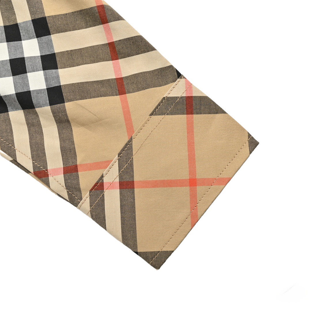 Burberry/巴宝莉 24ss 斜格纹长袖衬衫