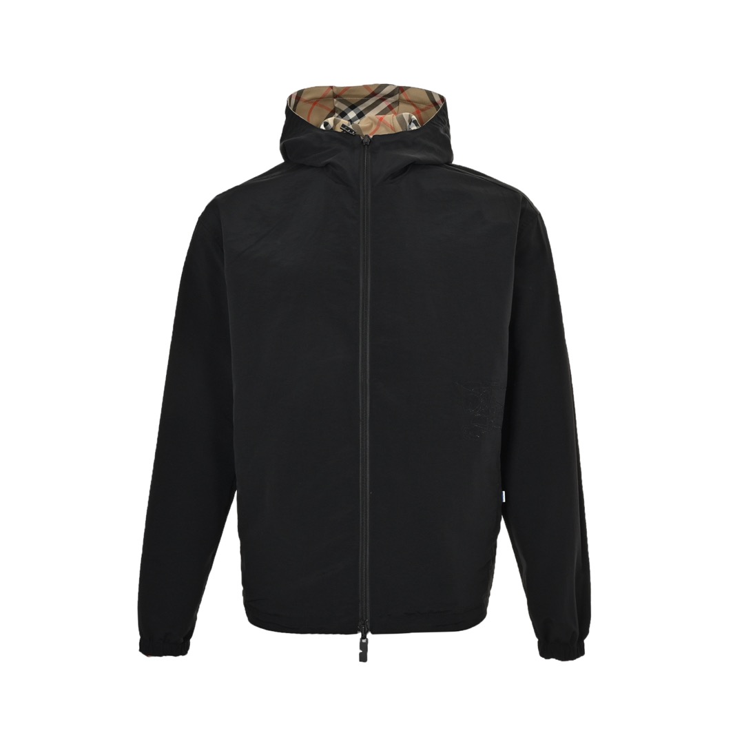 Burberry/巴宝莉 24Fw 斜纹战马双面夹克外套