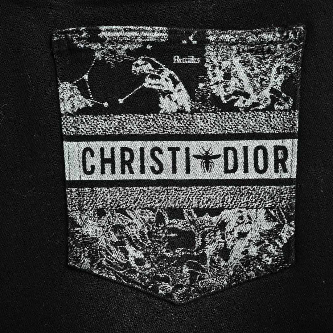 Dior/迪奥 24Fw 后袋老花牛仔裤