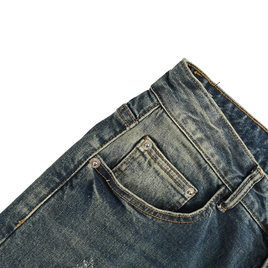 Dior/迪奥 24Fw 后袋铁塔刺绣牛仔裤