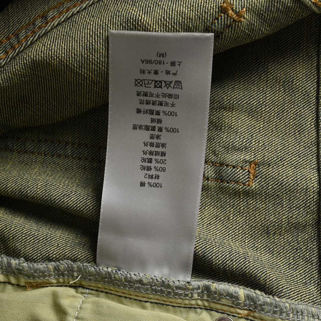 Dior/迪奥 24Fw 后袋铁塔刺绣牛仔裤