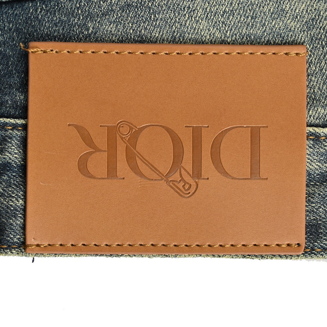 Dior/迪奥 24Fw 后袋铁塔刺绣牛仔裤