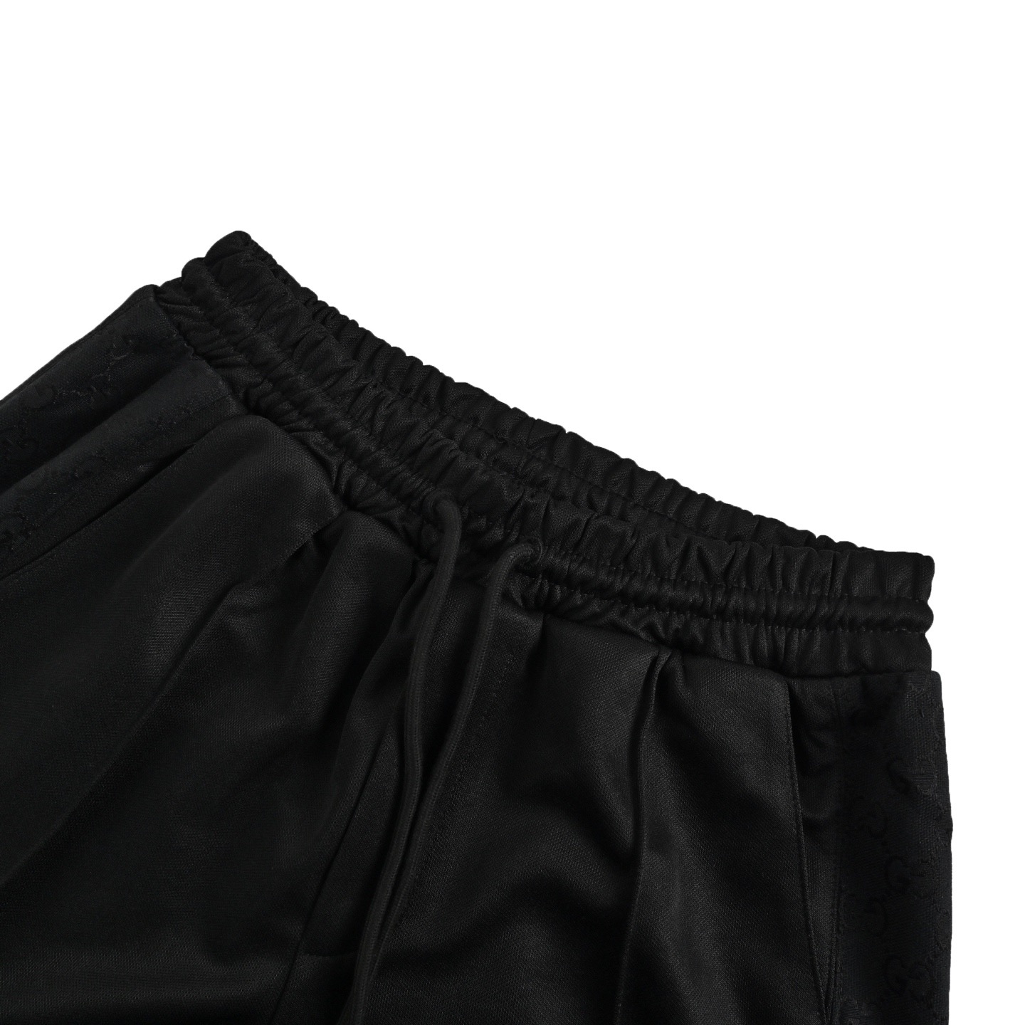 Gucci/古驰 24Fw 镂空双G刺绣半拉链校服套装长裤 黑色-莆田鞋,莆田鞋货源,高仿鞋,高仿鞋货源,安福档口,莆田高仿鞋,莆田鞋批发,高仿鞋批发,莆田高仿运动鞋,高仿运动鞋,莆田运动鞋 Gucci/古驰 24Fw 镂空双G刺绣半拉链校服套装长裤 黑色