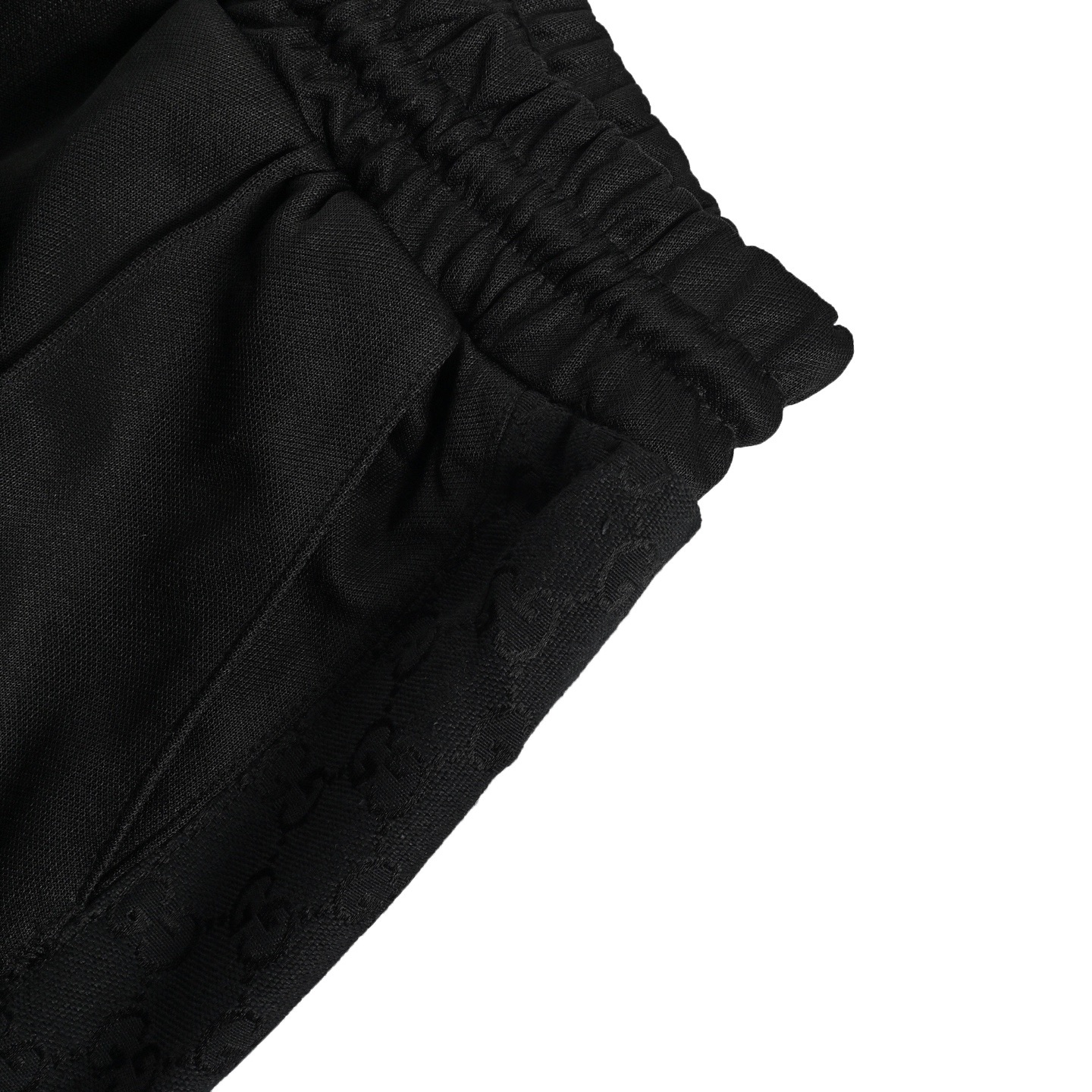 Gucci/古驰 24Fw 镂空双G刺绣半拉链校服套装长裤 黑色-莆田鞋,莆田鞋货源,高仿鞋,高仿鞋货源,安福档口,莆田高仿鞋,莆田鞋批发,高仿鞋批发,莆田高仿运动鞋,高仿运动鞋,莆田运动鞋 Gucci/古驰 24Fw 镂空双G刺绣半拉链校服套装长裤 黑色