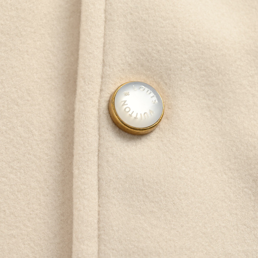 Louis Vuitton/路易威登 24Fw 航海系列珍珠刺绣海螺连帽棒球外套