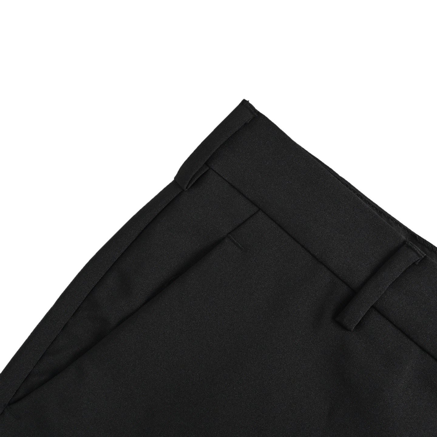 Prada/普拉达 25ss 后袋三角标弹力西裤 定制涤尚抗皱西裤绸 柔软细腻 舒适贴肤 三角标采用红外线定位