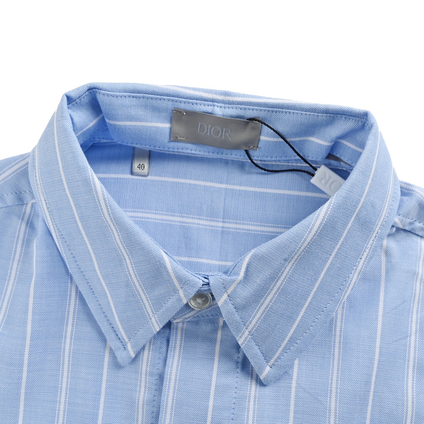 Dior/迪奥 25ss 小蓝猫刺绣条纹衬衫