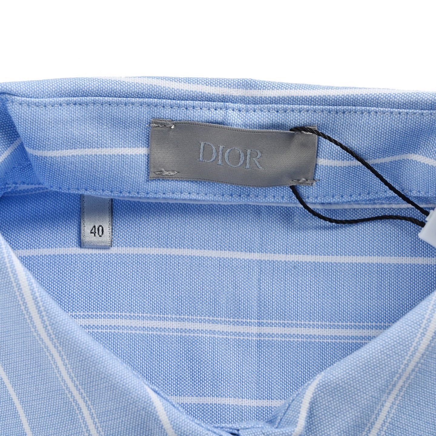 Dior/迪奥 25ss 小蓝猫刺绣条纹衬衫