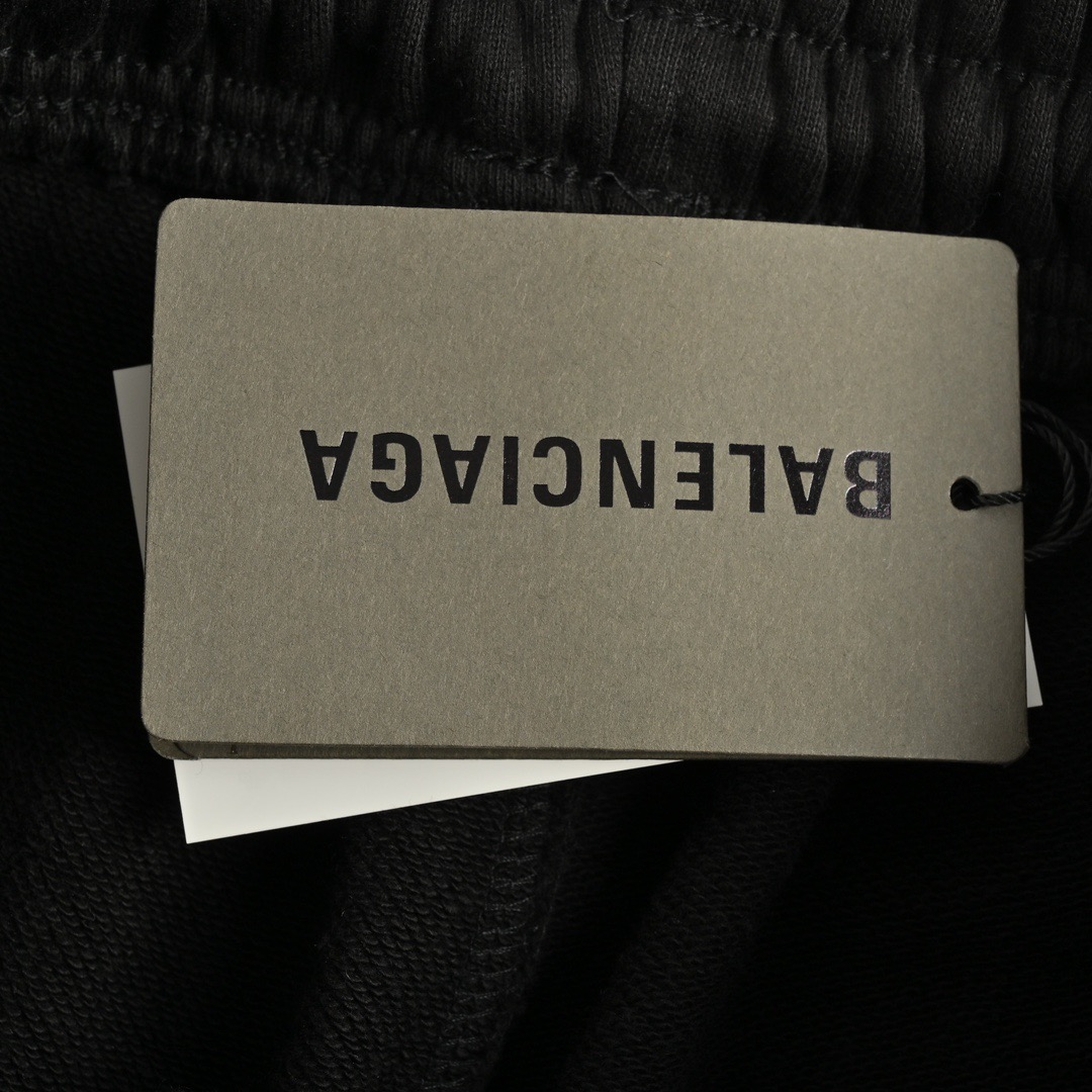 Balenciaga/巴黎世家 经典刺绣可乐阔腿长裤 四季穿卫衣长裤 黑色-Chinese UA Cheap High Quatity Brand Clothes Bags handbags Sneakers wholesale wholesaler seller from China Factory suppliers Fashion Clothing Shoes best Quality Beautiful Price Balenciaga/巴黎世家 经典刺绣可乐阔腿长裤 四季穿卫衣长裤 黑色