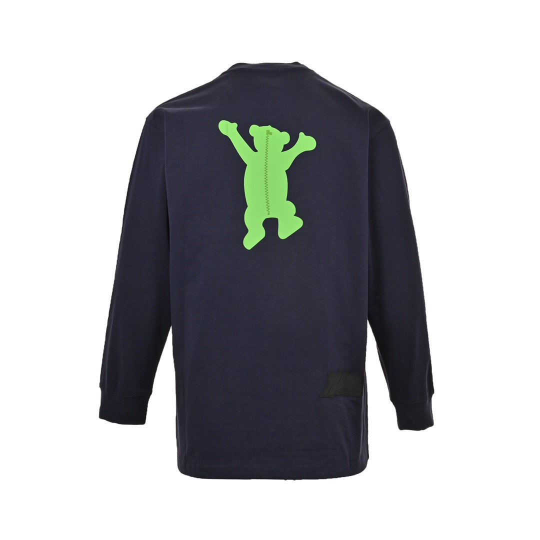 We11 Done 小熊印花长袖T恤 数据款双面呆萌小熊印花情侣长袖藏青色 杏色 黑色-莆田鞋,莆田鞋货源,高仿鞋,高仿鞋货源,安福档口,莆田高仿鞋,莆田鞋批发,高仿鞋批发,莆田高仿运动鞋,高仿运动鞋,莆田运动鞋 We11 Done 小熊印花长袖T恤 数据款双面呆萌小熊印花情侣长袖藏青色 杏色 黑色