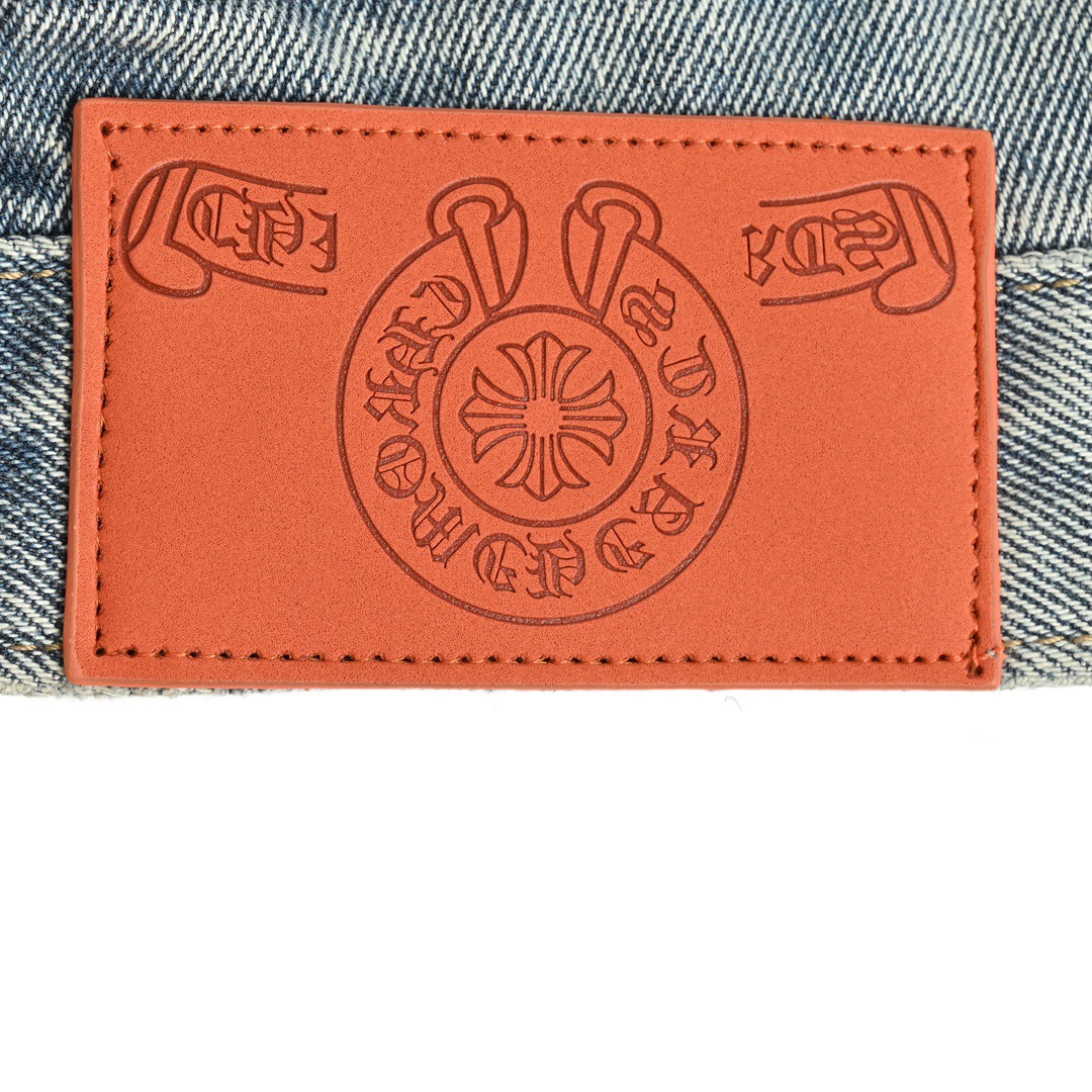 Chrome Hearts/克罗心 24Fw 喇叭破坏贴皮牛仔裤-莆田鞋,莆田鞋货源,高仿鞋,高仿鞋货源,安福档口,莆田高仿鞋,莆田鞋批发,高仿鞋批发,莆田高仿运动鞋,高仿运动鞋,莆田运动鞋 Chrome Hearts/克罗心 24Fw 喇叭破坏贴皮牛仔裤