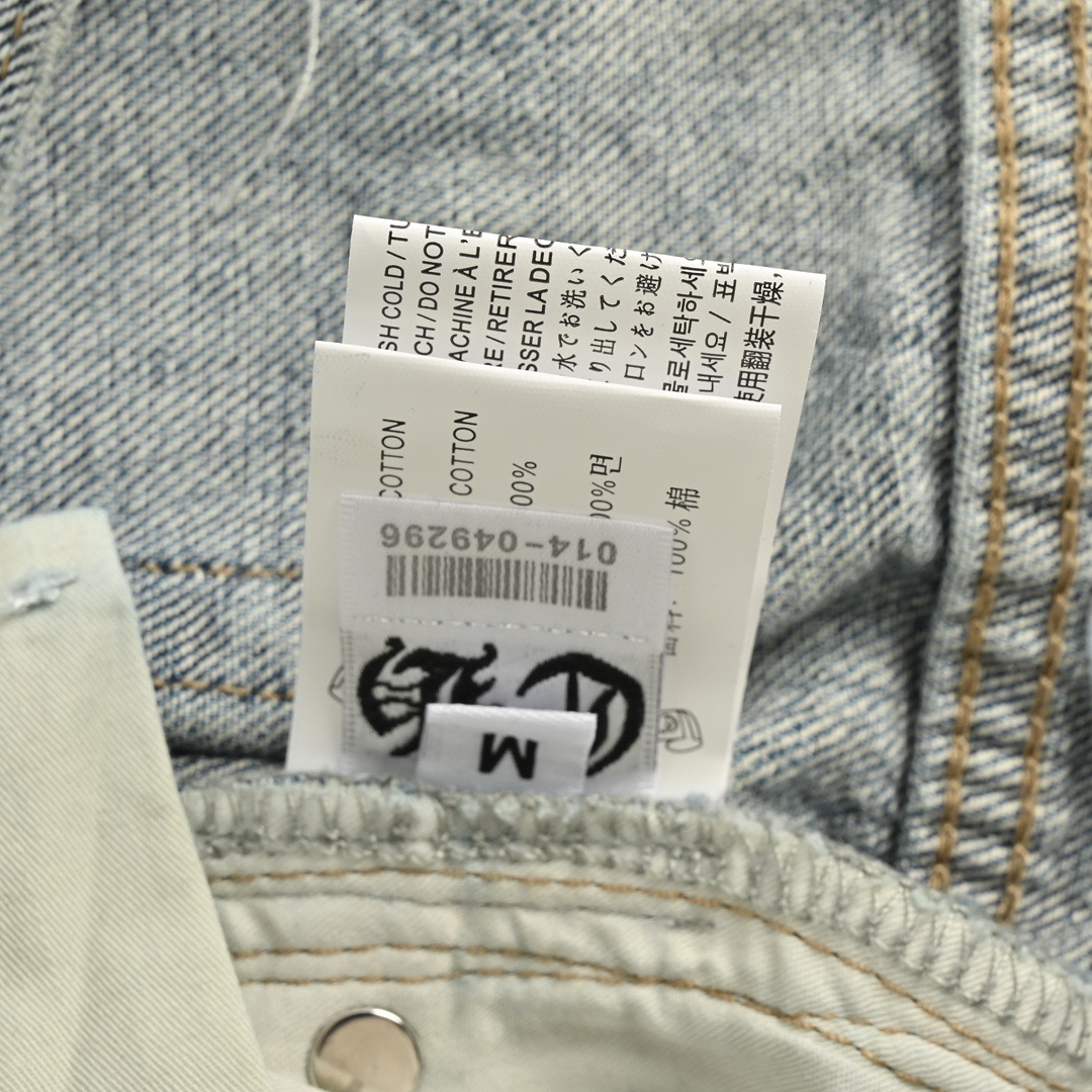 Chrome Hearts/克罗心 24Fw 喇叭破坏贴皮牛仔裤-莆田鞋,莆田鞋货源,高仿鞋,高仿鞋货源,安福档口,莆田高仿鞋,莆田鞋批发,高仿鞋批发,莆田高仿运动鞋,高仿运动鞋,莆田运动鞋 Chrome Hearts/克罗心 24Fw 喇叭破坏贴皮牛仔裤