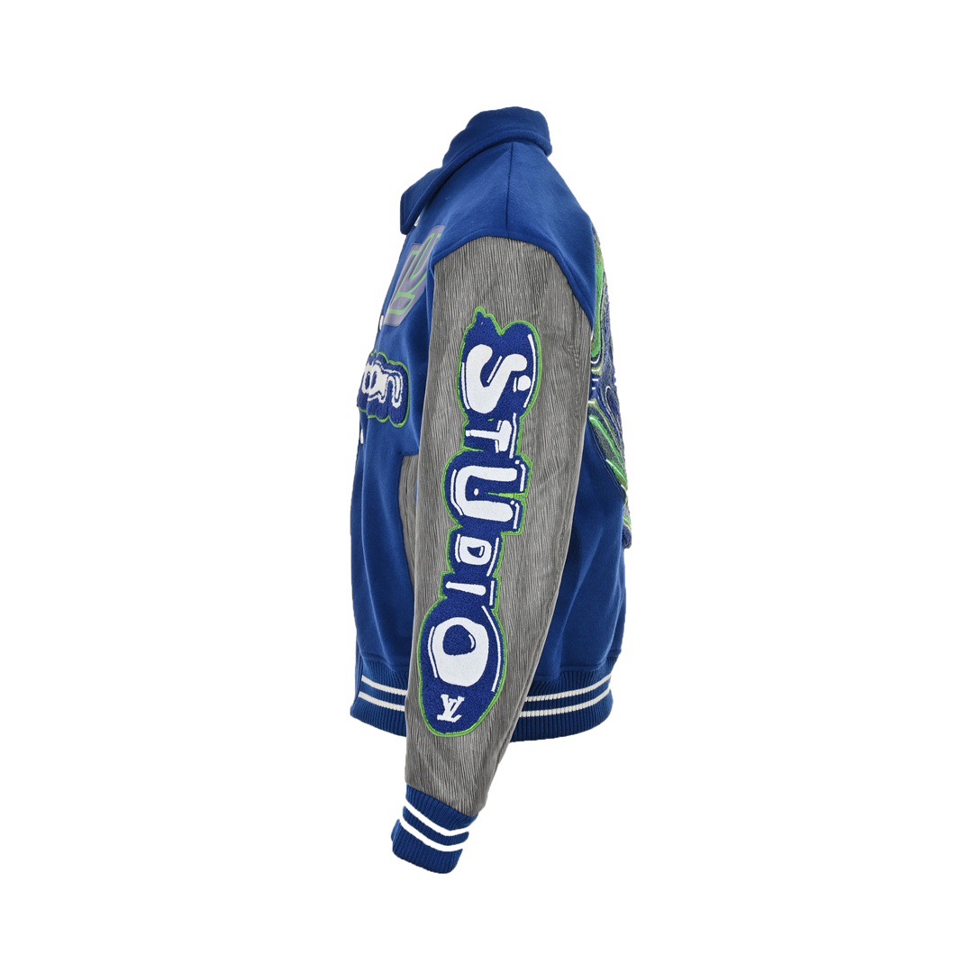 Louis Vuitton/路易威登 23Fw 克莱因蓝棒球服夹克