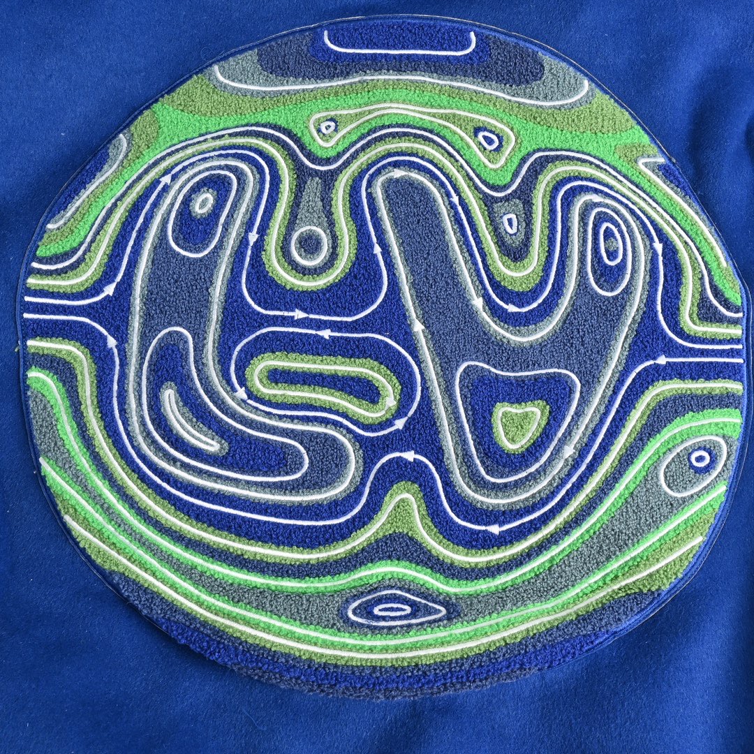 Louis Vuitton/路易威登 23Fw 克莱因蓝棒球服夹克