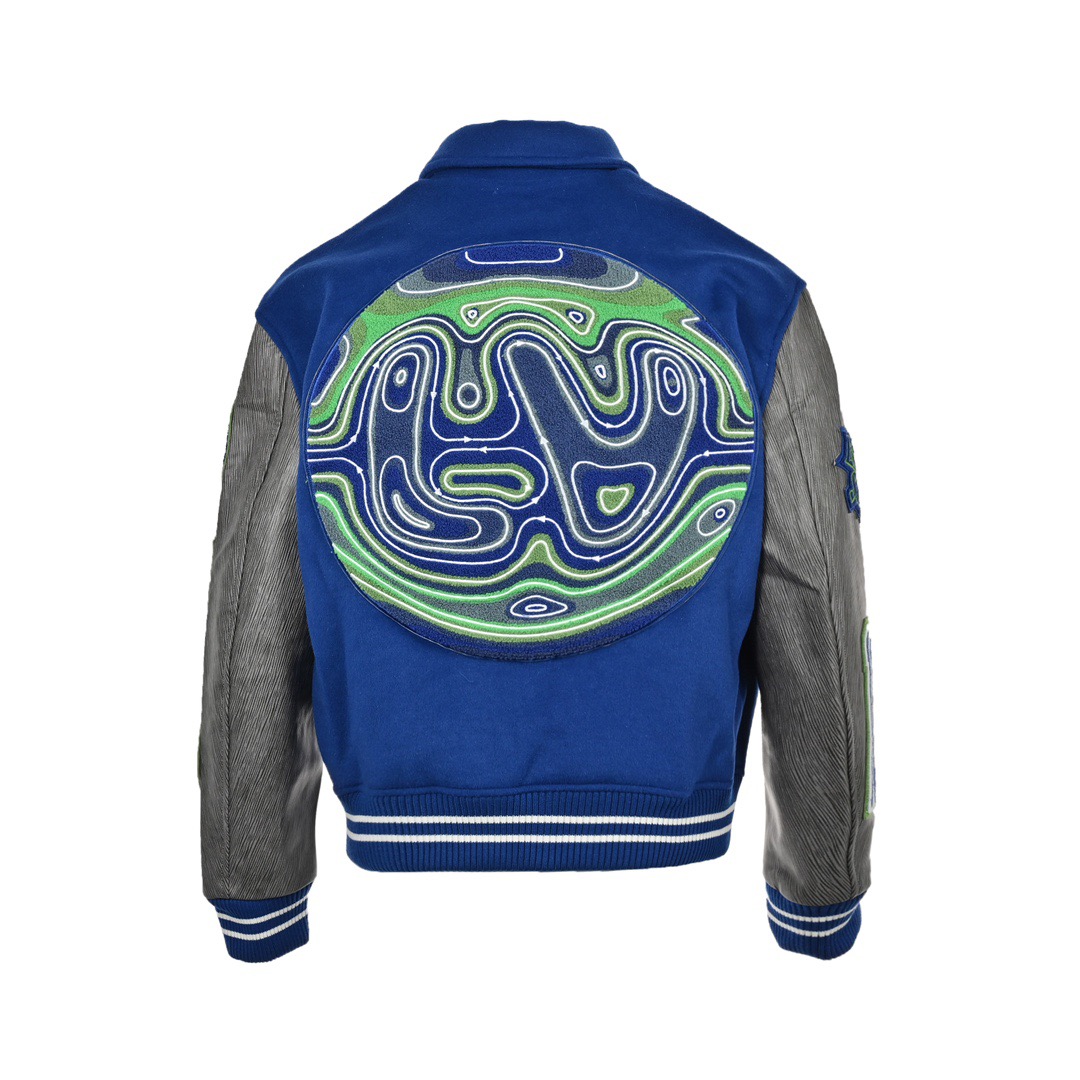 Louis Vuitton/路易威登 23Fw 克莱因蓝棒球服夹克