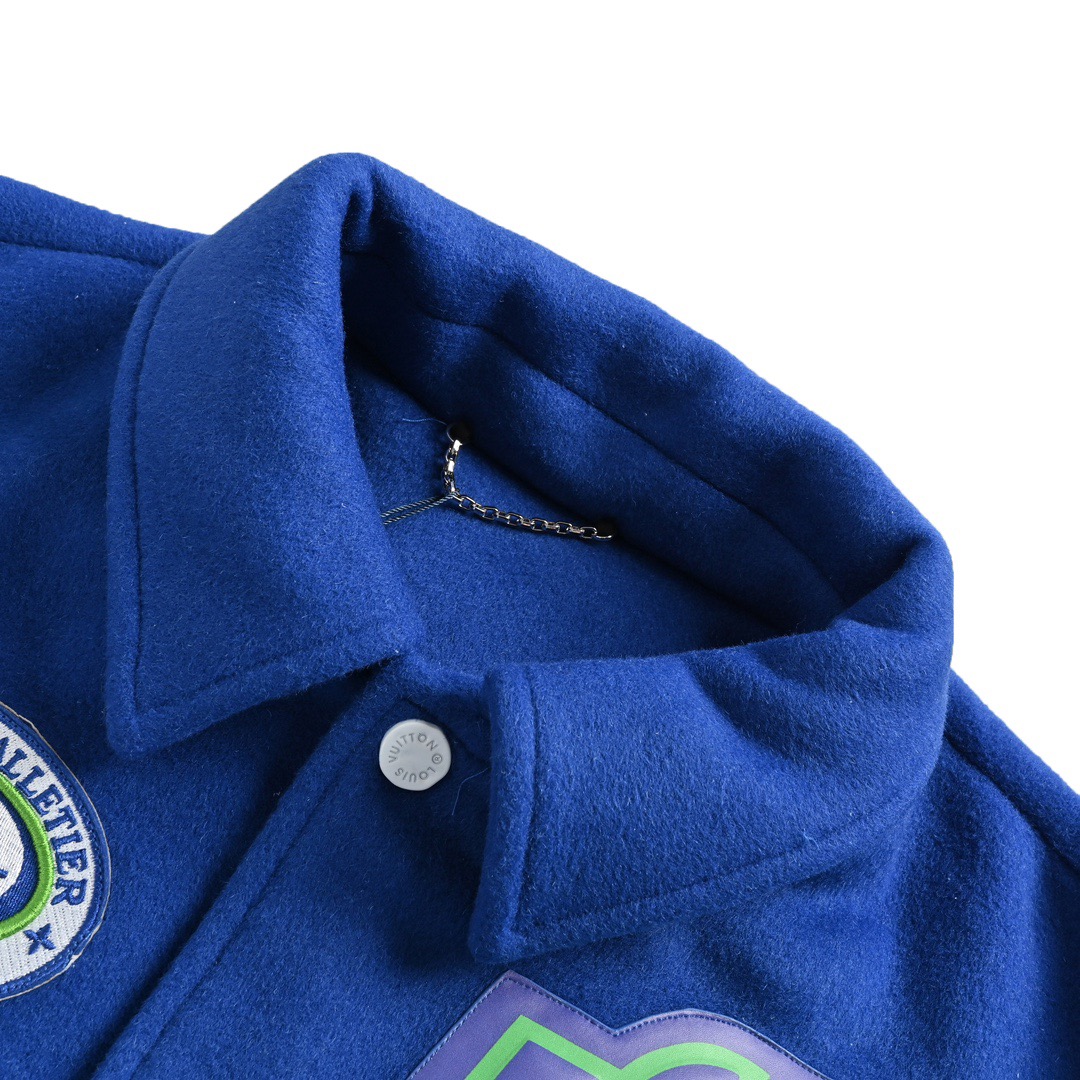 Louis Vuitton/路易威登 23Fw 克莱因蓝棒球服夹克