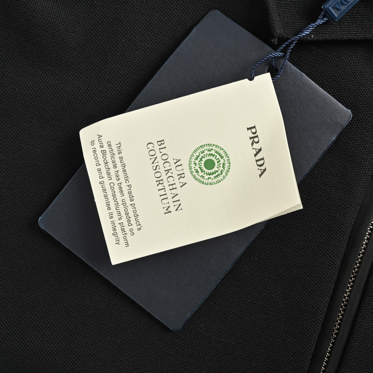 Prada/普拉达 25ss 三角标半拉链长袖T恤