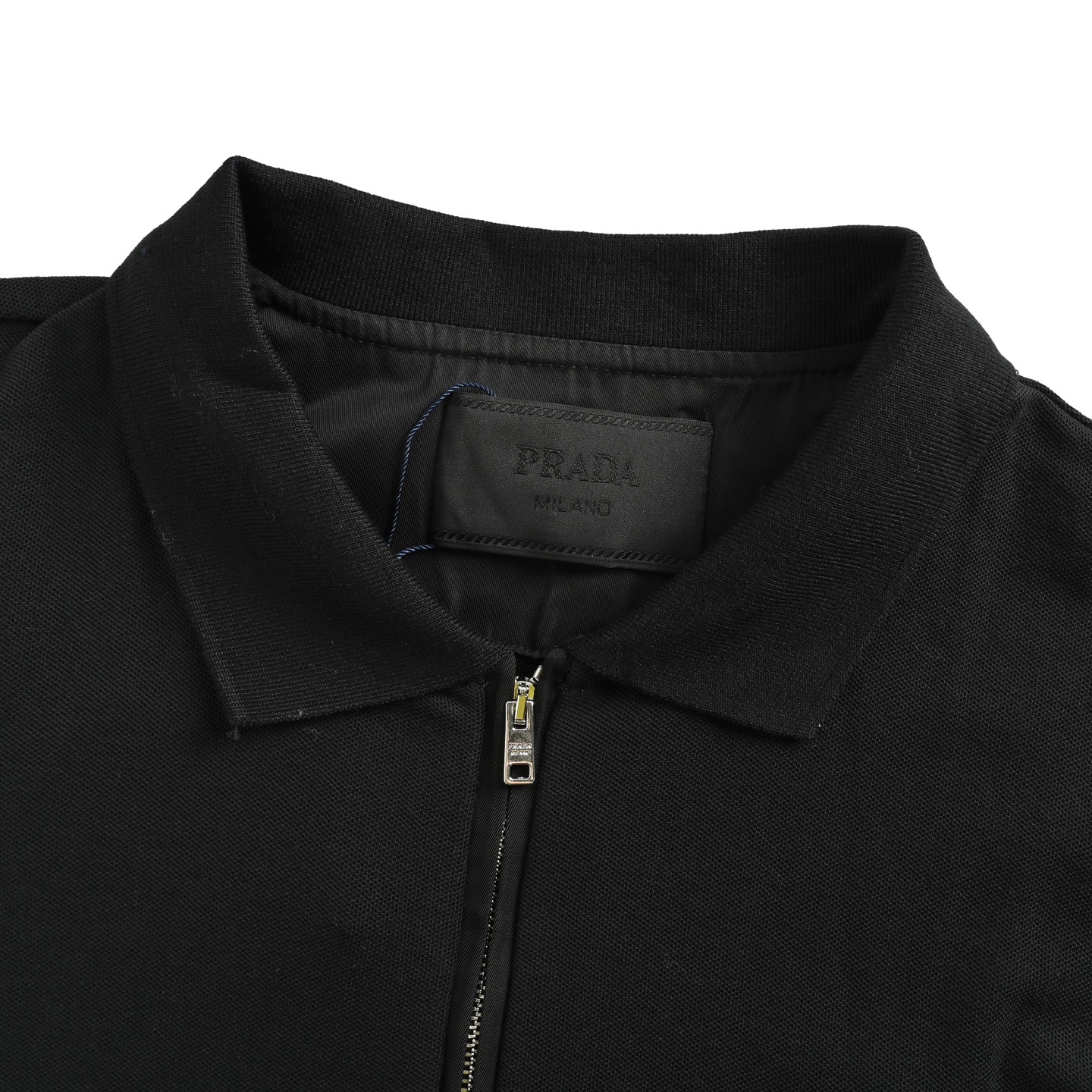 Prada/普拉达 25ss 三角标半拉链长袖T恤