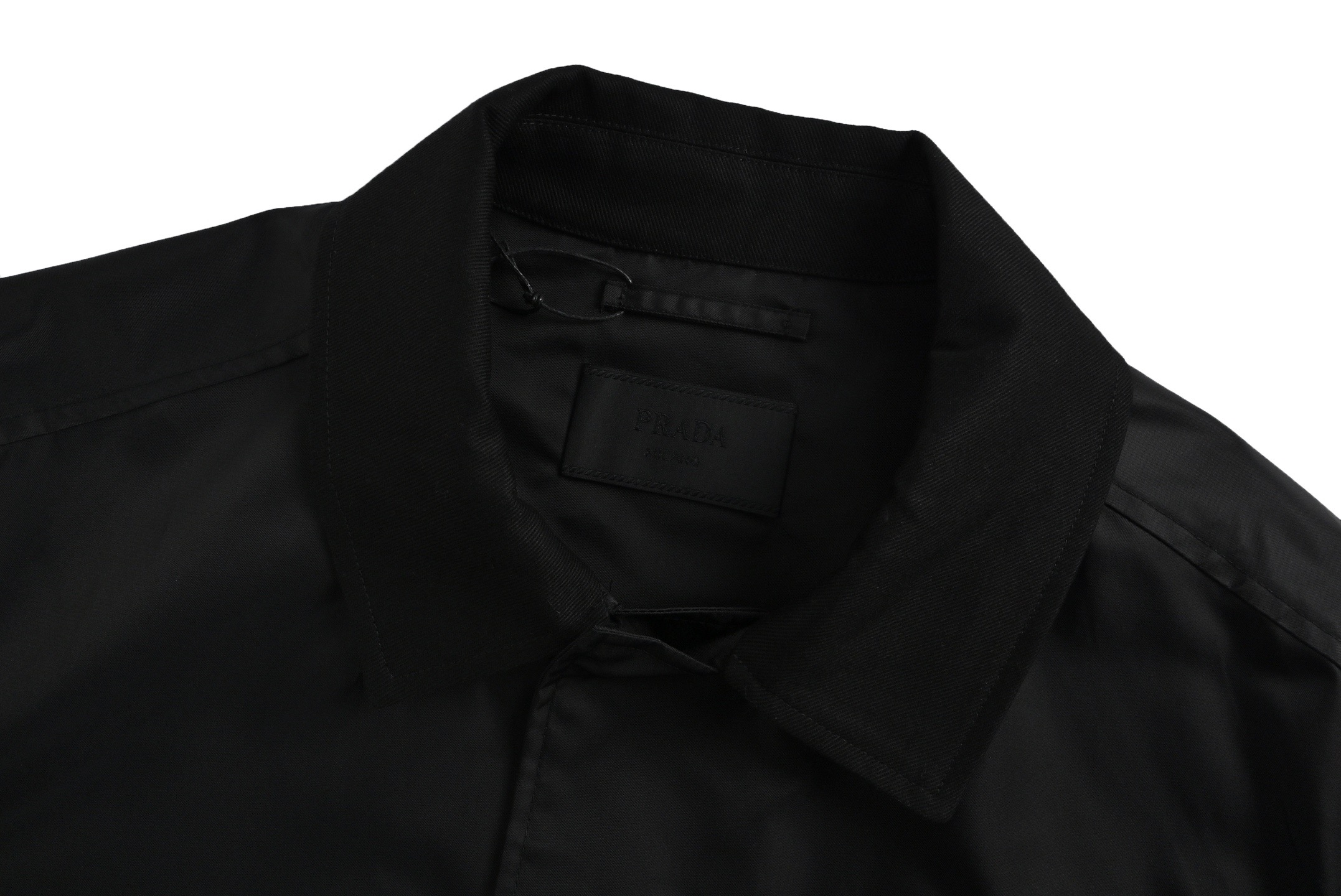 Prada/普拉达 拼接翻盖口袋尼龙夹克外套