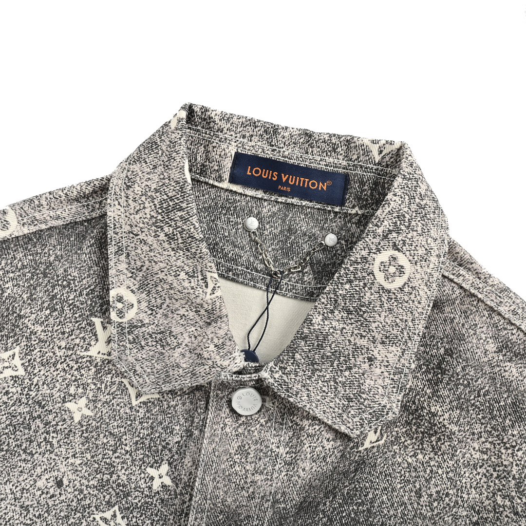 Louis Vuitton/路易威登 星空渲染老花渐变牛仔衬衫外套