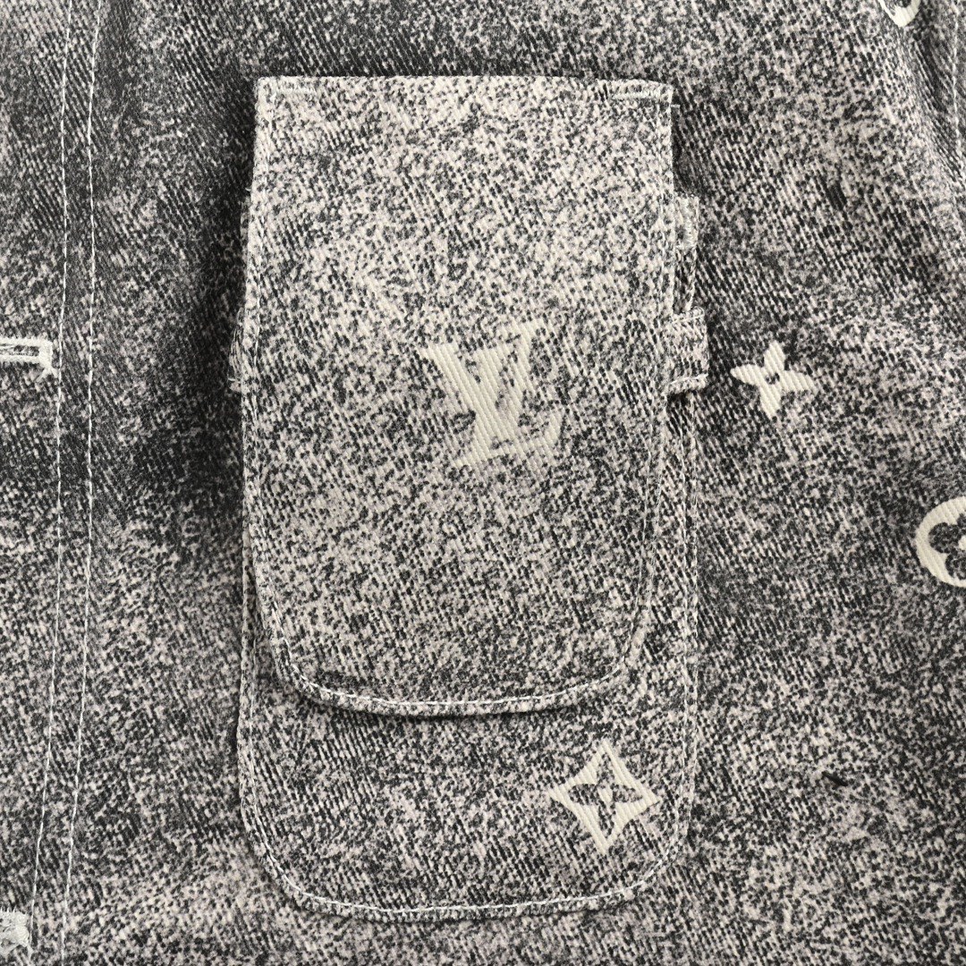 Louis Vuitton/路易威登 星空渲染老花渐变牛仔衬衫外套