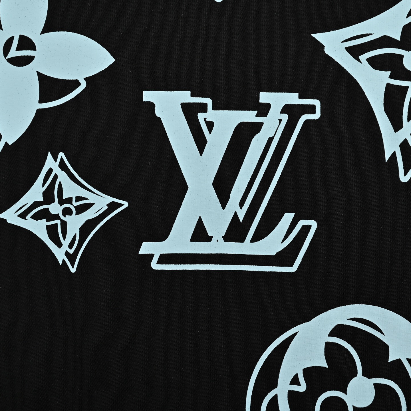 Louis Vuitton/路易威登 重叠老花印花短袖 白色